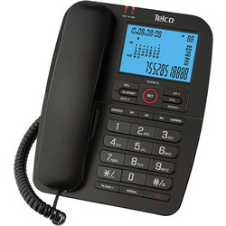 Telco GCE6215 Ενσύρματο Τηλέφωνο με Ανοιχτή Ακρόαση Μαύρο
