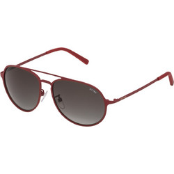 Sting SST004 06F5 Γυναικεία Γυαλιά Ηλίου Aviator Μεταλλικά Κόκκινα με Μαύρο Polarized Φακό