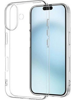 Θήκη Σιλικόνης Διάφανη TPU iPhone 16 Plus
