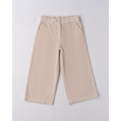 IDO LONG WOVEN TROUSERS - 4.F329/00 - ΚΟΡΙΤΣΙ - SAND