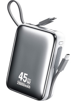 WK WP-50 Power Bank 20000mAh 45W με Θύρα USB-A & Θύρα USB-C Quick Charge 3.0 & Power Delivery