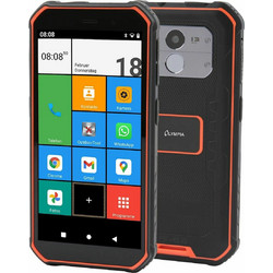 SUNSHINE SS-057B Film HYDROGEL Anti-blue Τζαμάκι Προστασίας για Olympia TREK Outdoor Dual SIM (3/32GB) Μαύρο / Πορτοκαλί