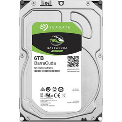 Seagate BarraCuda 6TB HDD Σκληρός Δίσκος 3.5" Sata 3 5400rpm με 256MB Cache