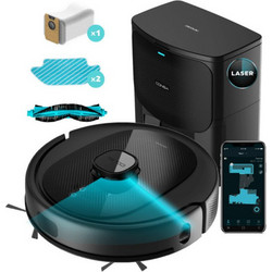 Cecotec Conga 8290 Immortal Ultra Power Home X-Treme CEC-08612 Σκούπα Ρομπότ για Σκούπισμα & Σφουγγάρισμα με Χαρτογράφηση & WiFi