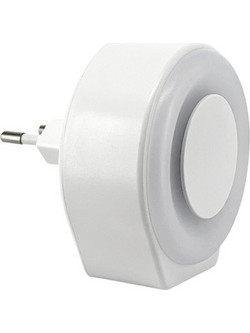 LED Στρογγυλό Φωτάκι Νυκτός με αισθητήρα και 1 θύρα USB-C LNSUSB1