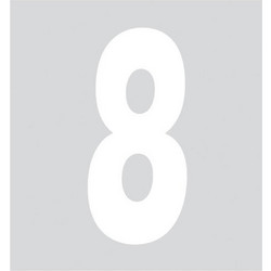Αυτοκολλητο Spell-It Λευκο Χρωμα NO8