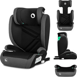 Lionelo Hugo Κάθισμα Αυτοκινήτου Booster i-Size 15-36kg ISOfix Black Grey