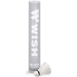 Wish 42078 Μπαλάκια Badminton Feather Shuttlecock W-09 12 τμχ
