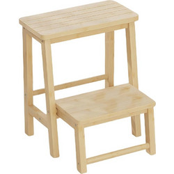 Σκάλα - σκαμπό Nextdeco μπαμπού Υ52x43x48εκ