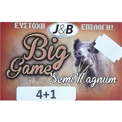 J&B Big Game 4+1 Semi Magnum Φυσίγγια cal12 70mm 5τμχ