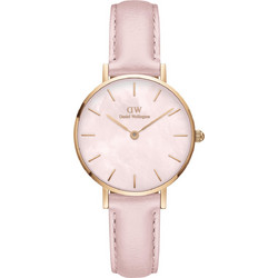 Daniel Wellington Γυναικείο Ρολόι με Ροζ Δερμάτινο Λουράκι DW00100633
