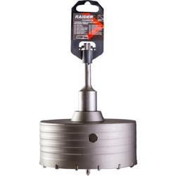 RAIDER Ποτηροκορώνα Φ130mm με κεντραδόρο SDS-plus 154817