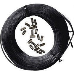 Epsealon Κit Μαύρη Πετονιά 25m + Δικανάκια 185mm