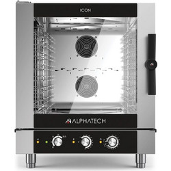 Alphatech Φούρνος Icon αερίου 7 θέσεων μηχανικός ICGM071E
