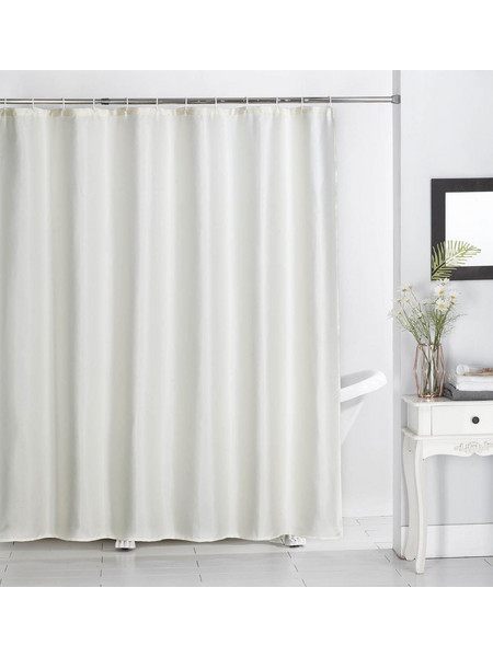 Κουρτίνα Μπάνιου Υφασμάτινη Αδιάβροχη Shower Curtain 512 Ivory Jacquard Anna Riska (180Πx180Υ) 1Τεμ