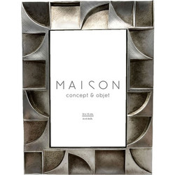 LOEN ΚΟΡΝΙΖΑ 16x2x21cm POLYRESIN ΑΣΗΜΙ ΓΥΑΛΙ
