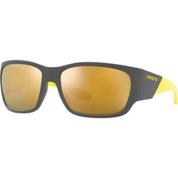 Arnette AN4324 2877/5A Αθλητικά Γυαλιά Ηλίου Oversized Κοκάλινα Γκρι με Κίτρινο Polarized Φακό