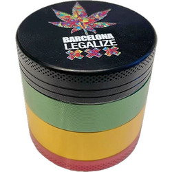 Grinder Τρίφτης Αλουμινίου 40mm Barcelona Legalize - 4 Parts