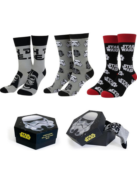 Σετ κάλτσες 3 τεμ Star Wars adult pack 3 socks 38-45 2900003405