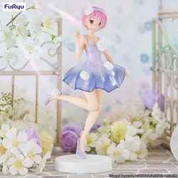 Furyu Re Zero Starting Life In Another World Trio-Try-IT Bunnies Ram Flower Dress 21cm