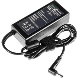 Green Cell Φορτιστής Laptop 65W 19V 3.42A με Ενσωματωμένο Καλώδιο Τροφοδοσίας AD25P