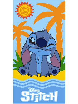 Disney Stitch microfibre beach towel