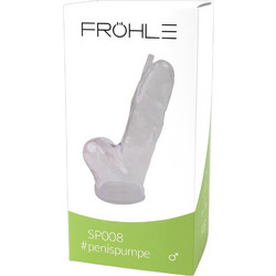 Frohle Vacuum Cylinder SP008 Sleeve Κάλυμμα Επιμήκυνσης Πέους Clear