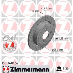 Zimmermann Δισκόπλακα - 150.3401.52