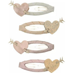 Mimi & Lula Κοκαλάκια Μαλλιών Cupid Hearts Clic Clacs 4τμχ