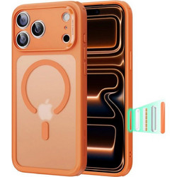 Θήκη iPhone 17 Pro Max ESR Classic Hybrid Magnetic Ανθεκτική με MagSafe & Κάλυμμα για Camera Control - Frosted Orange (4894240291627)