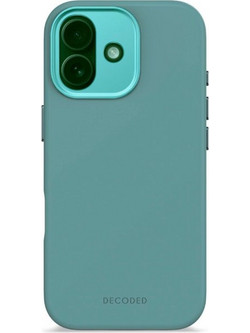 Decoded AntiMicrobial Silicone Backcover iPhone 17 Retro Blue