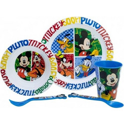 Stor Παιδικό Σετ Φαγητού Πλαστικό Mickey Has Fun 5τμχ