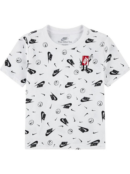 Nike Βρεφική κοντομάνικη μπλούζα Allover Print Boxy Tee 86N330-001