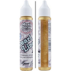 Pearliner Στυλό Περλέ 28ml Χρυσό