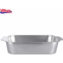 Vanora VN-FM-T41 Δίσκος Σερβιρίσματος Inox 41x24.5x8.5 εκ. , LORA