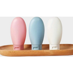 Σετ 3 Μπουκαλάκια Σιλικόνης Ταξιδίου 60ml My Choice 1018743 Πολύχρωμο