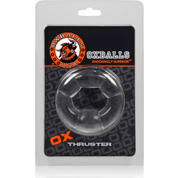 Oxballs Thruster Cockring Ελαστικό Δαχτυλίδι Πέους Σιλικόνης 3.5cm Διαφανές