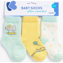 Κάλτσες Σετ 3τμχ Thermal Elephant Time Kikka boo Yellow 31110020069