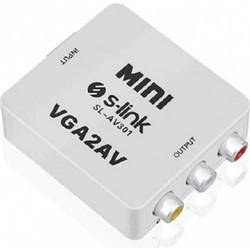 Converter VGA S-LINK To Video 3xRCA (32599/SL-AV301) 32599/SL-AV301