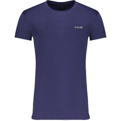 GAUDI MEN'S SHORT SLEEVE T-SHIRT BLUE Μπλε