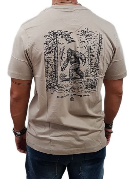 Element - ELYZT00584 - Bigfoot Walking SS - TKH0/Aluminum - T-shirt - beige
