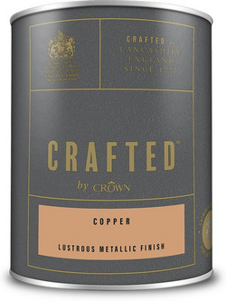 Crown Crafted Lustrous Metallic Copper, μεταλλικό χρώμα 125ml