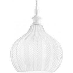 LUCE CLEOFE-S/ Κρεμαστό Φωτιστικό Οροφής Μονόφωτο E27 Λευκό 11-B