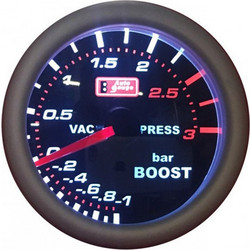 ΟΡΓΑΝΟ TURBO-BOOST 3BAR BLACK 52mm