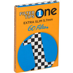 Φιλτράκια Στριφτού Τσιγάρου One Extra Slim 5.7mm - 64 τμχ
