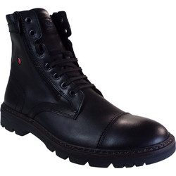 Robinson Ανδρικά Αρβυλάκια Δερμάτινα Μαύρα 75400