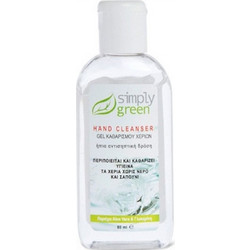 Simply Green Hand Cleanser Αντισηπτικό Gel Χεριών 80ml