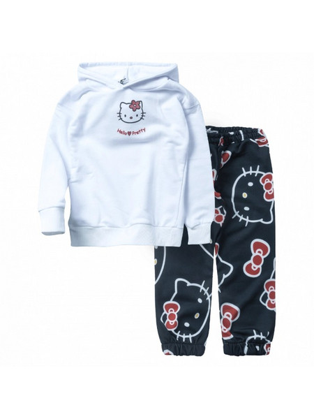 Emery Kids Παιδικό Σετ Φόρμας Μαύρο Λευκό 22-2303