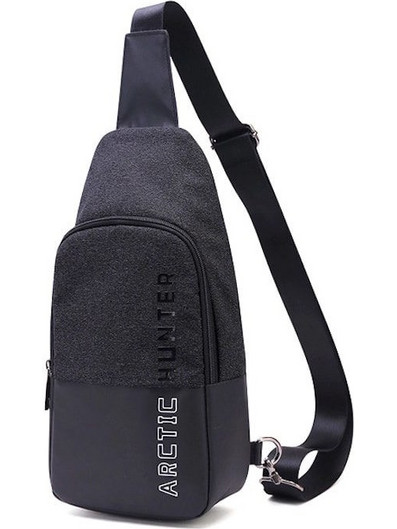Arctic Hunter Ανδρική Τσάντα Στήθους Μαύρη XB0058-BK