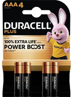 Duracell Plus AAA 4τμχ